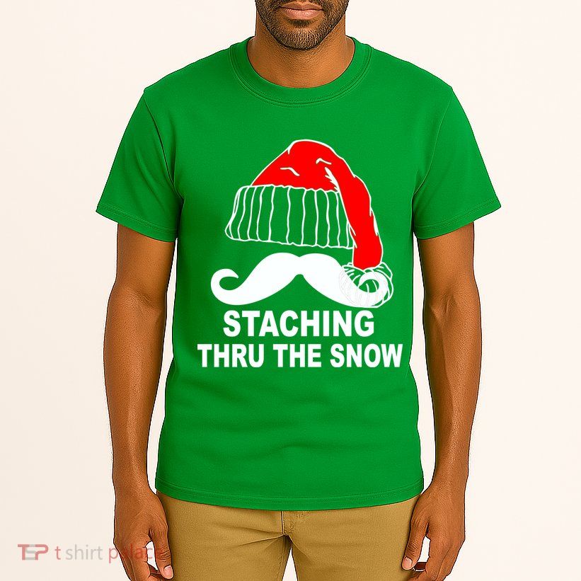 Mustache Thru The Snow Tall T-Shirt