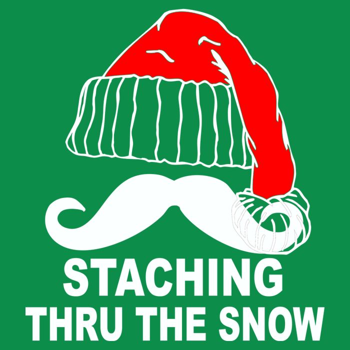 Mustache Thru The Snow Polo