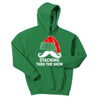 Mustache Thru The Snow Kids Hoodie