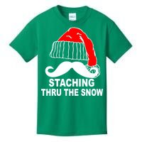 Mustache Thru The Snow Kids T-Shirt