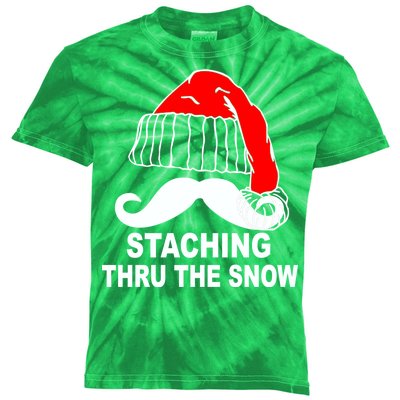 Mustache Thru The Snow Kids Tie-Dye T-Shirt