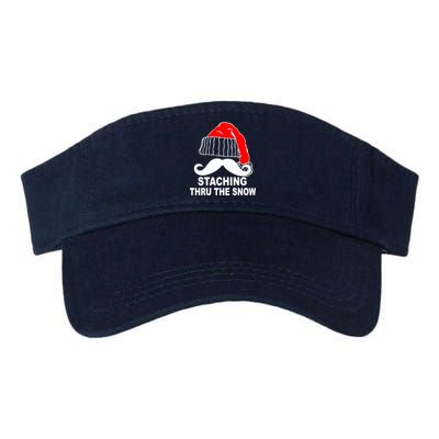 Mustache Thru The Snow Valucap Bio-Washed Visor