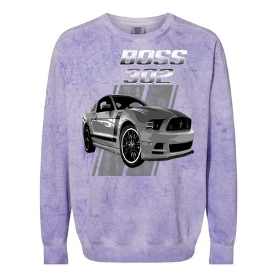 Mustang 50 Years Boss 302 Colorblast Crewneck Sweatshirt