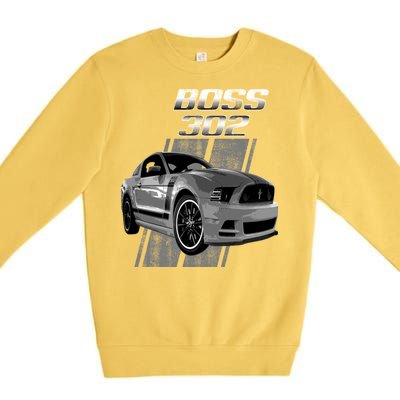 Mustang 50 Years Boss 302 Premium Crewneck Sweatshirt