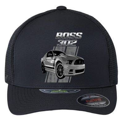 Mustang 50 Years Boss 302 Flexfit Unipanel Trucker Cap