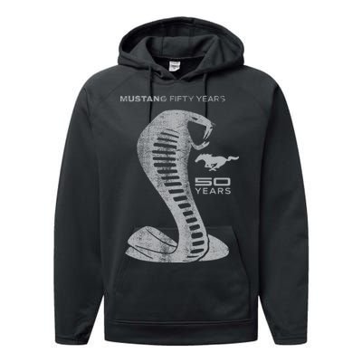 MUSTANG 50 YEARS COBRA - Official Performance Fleece Hoodie