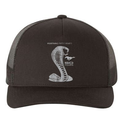 MUSTANG 50 YEARS COBRA - Official Yupoong Adult 5-Panel Trucker Hat