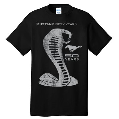 MUSTANG 50 YEARS COBRA - Official Tall T-Shirt