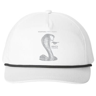 MUSTANG 50 YEARS COBRA - Official Snapback Five-Panel Rope Hat