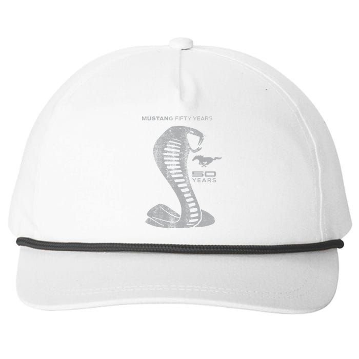 MUSTANG 50 YEARS COBRA - Official Snapback Five-Panel Rope Hat