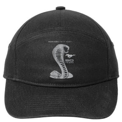 MUSTANG 50 YEARS COBRA - Official 7-Panel Snapback Hat