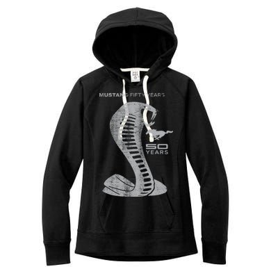 MUSTANG 50 YEARS COBRA - Official Women's Fleece Hoodie