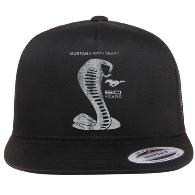 MUSTANG 50 YEARS COBRA - Official Flat Bill Trucker Hat