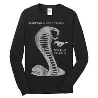 MUSTANG 50 YEARS COBRA - Official Tall Long Sleeve T-Shirt