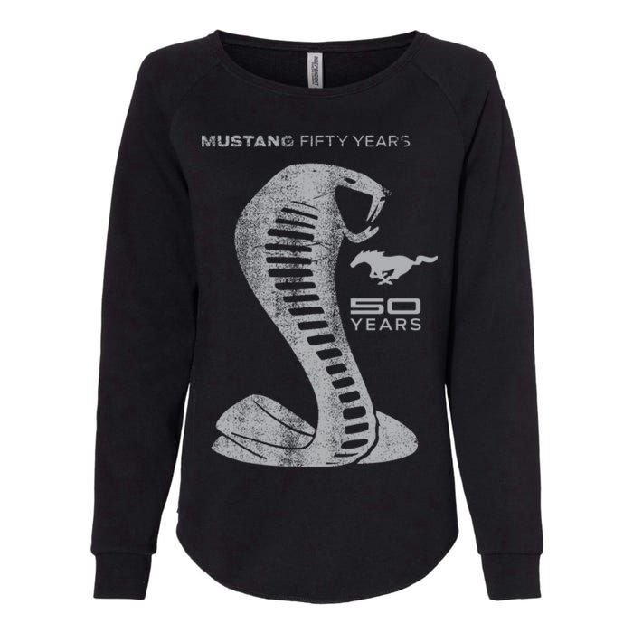 MUSTANG 50 YEARS COBRA - Official Womens California Wash Sweatshirt