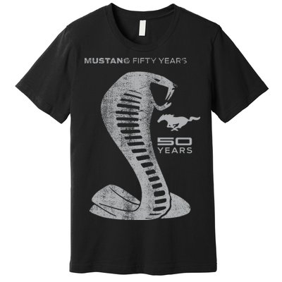 MUSTANG 50 YEARS COBRA - Official Premium T-Shirt