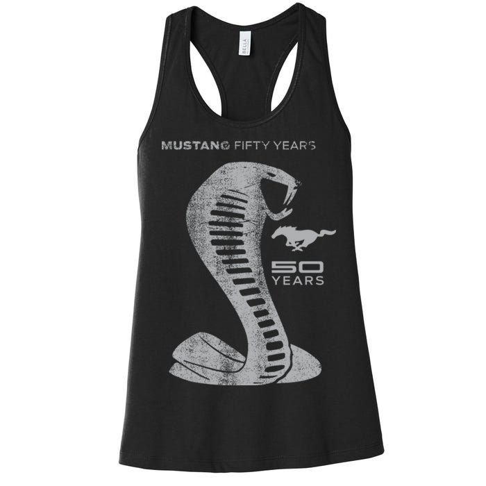 MUSTANG 50 YEARS COBRA - Official Women's Racerback Tank