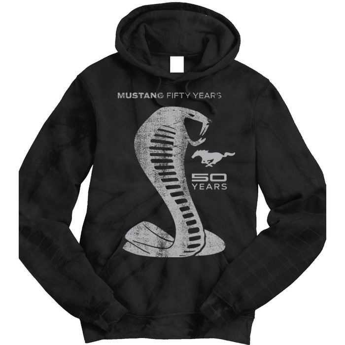 MUSTANG 50 YEARS COBRA - Official Tie Dye Hoodie