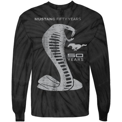 MUSTANG 50 YEARS COBRA - Official Tie-Dye Long Sleeve Shirt