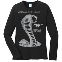 MUSTANG 50 YEARS COBRA - Official Ladies Long Sleeve Shirt