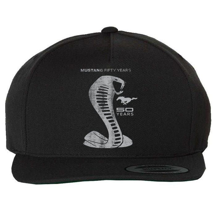 MUSTANG 50 YEARS COBRA - Official Wool Snapback Cap