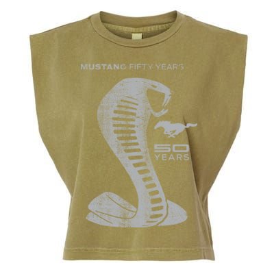 MUSTANG 50 YEARS COBRA - Official Garment-Dyed Women's Muscle Tee