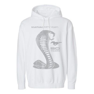 MUSTANG 50 YEARS COBRA - Official Garment-Dyed Fleece Hoodie