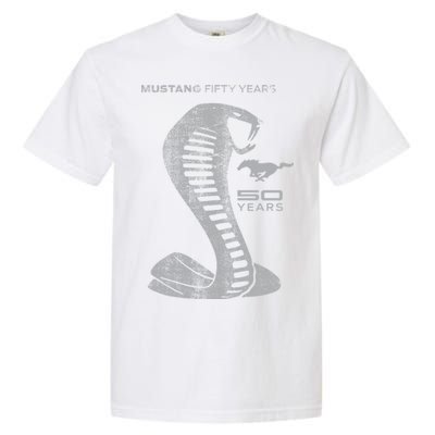 MUSTANG 50 YEARS COBRA - Official Garment-Dyed Heavyweight T-Shirt