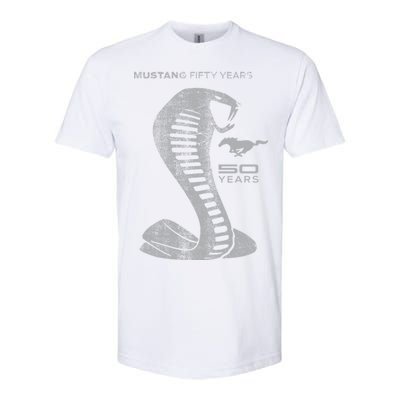 MUSTANG 50 YEARS COBRA - Official Softstyle CVC T-Shirt