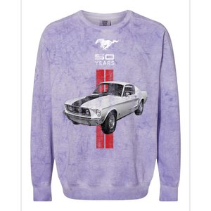 Mustang 50 Years Official Ford Colorblast Crewneck Sweatshirt