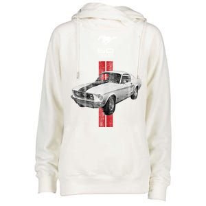 Mustang 50 Years Official Ford Womens Funnel Neck Pullover Hood