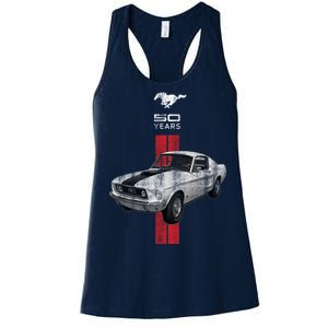 Mustang 50 Years Official Ford Women's Racerback Tank