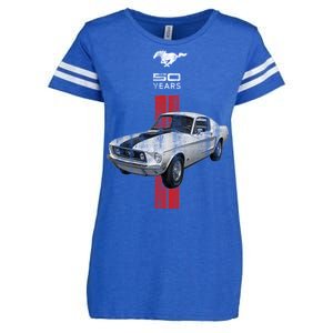 Mustang 50 Years Official Ford Enza Ladies Jersey Football T-Shirt