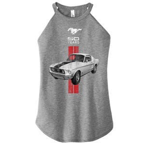 Mustang 50 Years Official Ford Women's Perfect Tri Rocker Tank