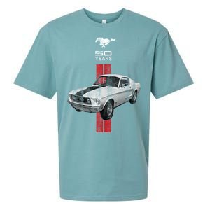 Mustang 50 Years Official Ford Sueded Cloud Jersey T-Shirt