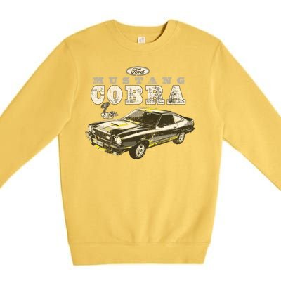 Mustang Cobra Ford Premium Crewneck Sweatshirt