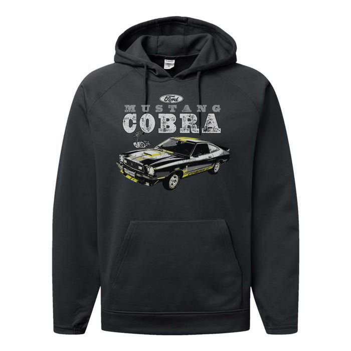 Mustang Cobra Ford Performance Fleece Hoodie