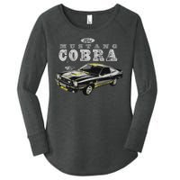 Mustang Cobra Ford Women's Perfect Tri Tunic Long Sleeve Shirt