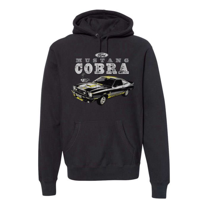 Mustang Cobra Ford Premium Hoodie