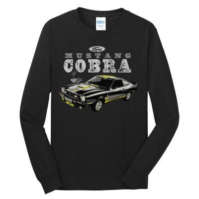 Mustang Cobra Ford Tall Long Sleeve T-Shirt