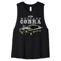 Mustang Cobra Ford Women's Racerback Cropped Tank