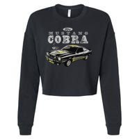 Mustang Cobra Ford Cropped Pullover Crew