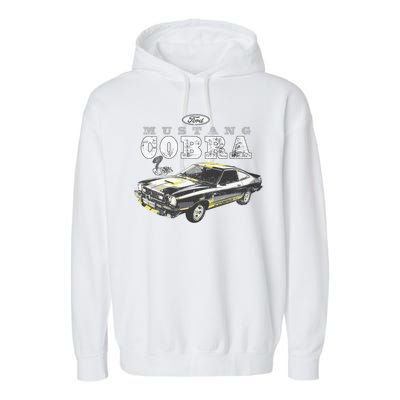 Mustang Cobra Ford Garment-Dyed Fleece Hoodie