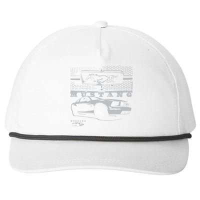 Mustang With Grill Ford Snapback Five-Panel Rope Hat