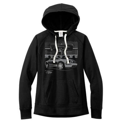 Mustang With Grill Ford Women's Fleece Hoodie