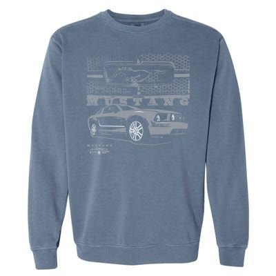 Mustang With Grill Ford Garment-Dyed Sweatshirt