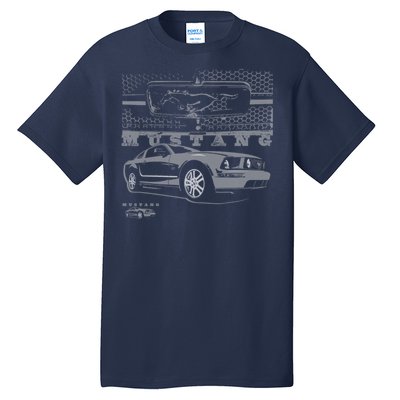 Mustang With Grill Ford Tall T-Shirt