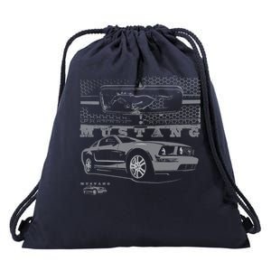 Mustang With Grill Ford Drawstring Bag