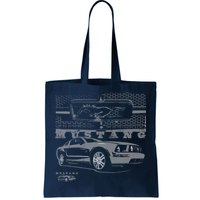 Mustang With Grill Ford Tote Bag