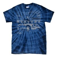 Mustang With Grill Ford Tie-Dye T-Shirt